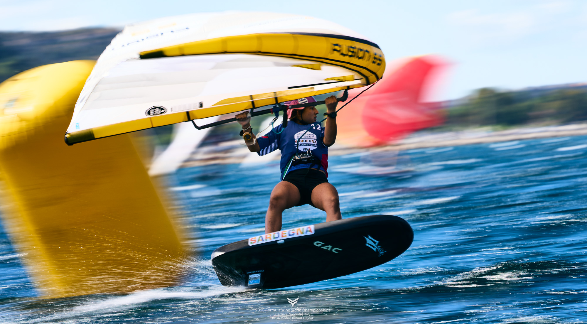 Χάλκινη Παγκόσμια Πρωταθλήτρια Wingfoil