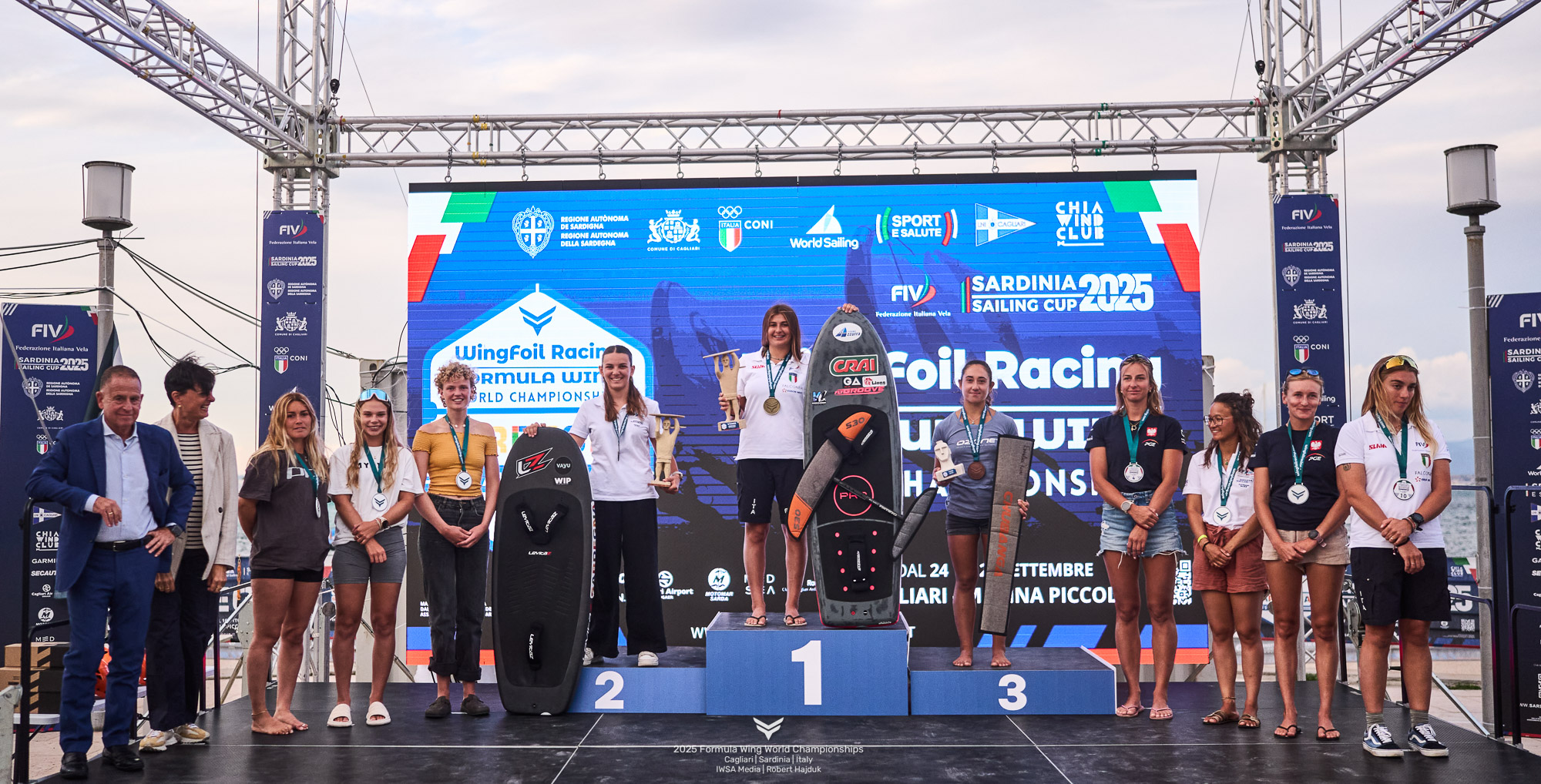 Χάλκινη Παγκόσμια Πρωταθλήτρια Wingfoil